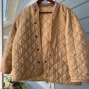 Vintage peach military liner